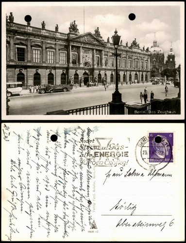Ansichtskarte berlin zeughaus - ansichtskarte,