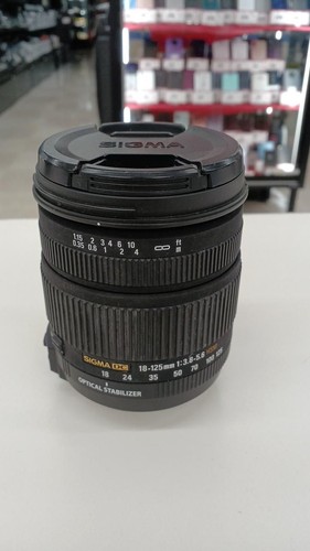 Sigma objektiv 125mm - objektiv, 18-125mm