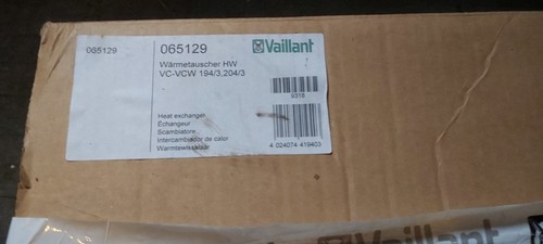 Vaillant wärmetauscher 065129 - wärmetauscher,