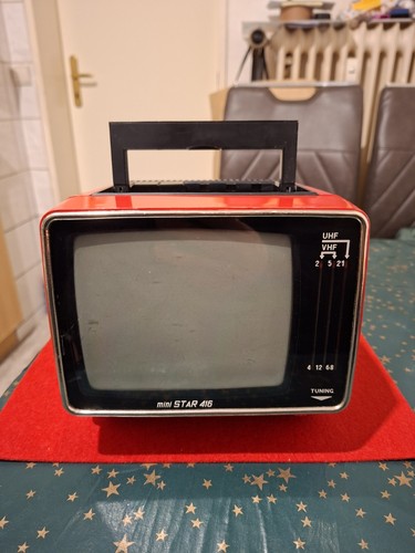 Vintage fernseher mini - fernseher, star