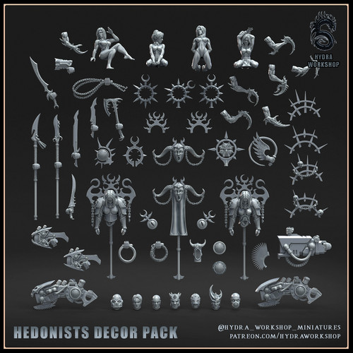 Hedonisten dekor kitbash - dekor,