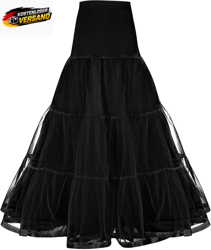 Langer damen petticoat retro - langer,