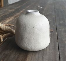 Vase Dekovase klein H 9 cm offwhite Terrakotta Retro Skandi Bloomingville