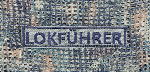 Klettpatch lokführer 2x10 - "lokführer",,
