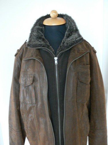 Warme herren wildlederjacke - warme,