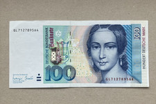 100 DM Banknoten deutscher Geldschein Schein DM Deutsche Mark 1996 guter Zustand