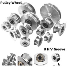 Edelstahl Seilrolle V, U, H