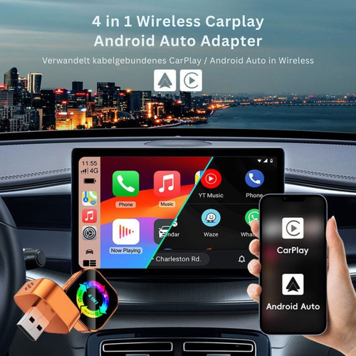 Wireless carplay adapter - wireless,