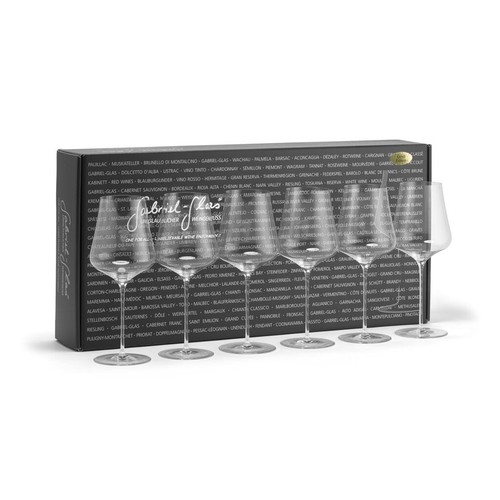 Gabriel glas weinglas - glas, gold