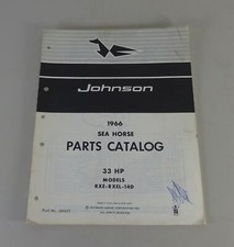 Teilekatalog OMC Johnson Outboards / Außenborder 33 PS Models Stand 1965