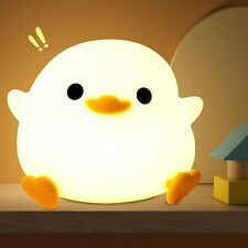 Dodo Duck LED Nachtlicht Niedliche Silikon Enten Lampe Kinder Nachttischlampe