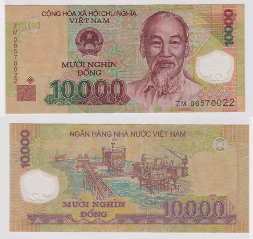 10000 dong banknote vietnam - 10000,