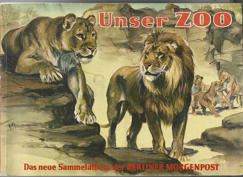 Sammelbilder album unser - "unser, zoo"