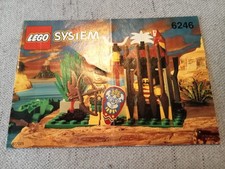 Lego 6246 System Pirates Piraten Bauanleitung Crocodile Cage - ungelocht
