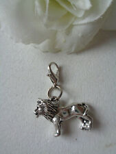 Taschen-oder Schlüsselanhänger "Löwe" silber 3D 2