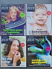Zeit Wissen 4 Magazine - Bewegung - DNA-Diät - Geheimnis - Optimist/Pessimist