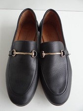 Sacha Essentials feiner Leder Loafer Schlupf Ballerina Slipper Damen 38 NP 120,-