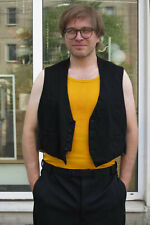 NVA DDR Herrenunterhemd NOS Rippenshirt gelb D 5 True VINTAGE 70s shirt 70er