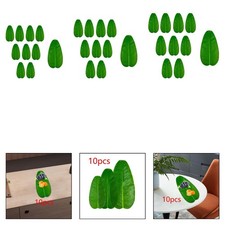 10x Künstliche Banana Leaf