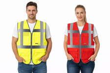 Warnweste mit Taschen &