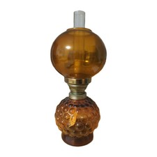 Petroleum Lampe aus Glas