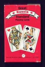 GREAT RUSSIA PLAYING CARDS : Piatnik : Die Karten im Inneren sind eingeschweißt