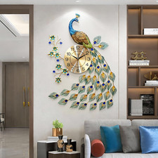 Wanduhr Groß 3D Metall ohne