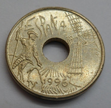 Spanien 25 Pesetas, 1996 Kastilien-La Mancha ## Kof13-7L