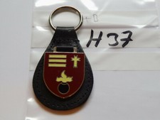Bundeswehr Schlüsselanhänger Artillerieregiment 11 auf Leder Hummel 51 (h37)