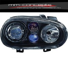 VW Golf 4 IV Scheinwerfer schwarz R32 Xenon Look Design Turbo Jubi GTI  H7 / H3