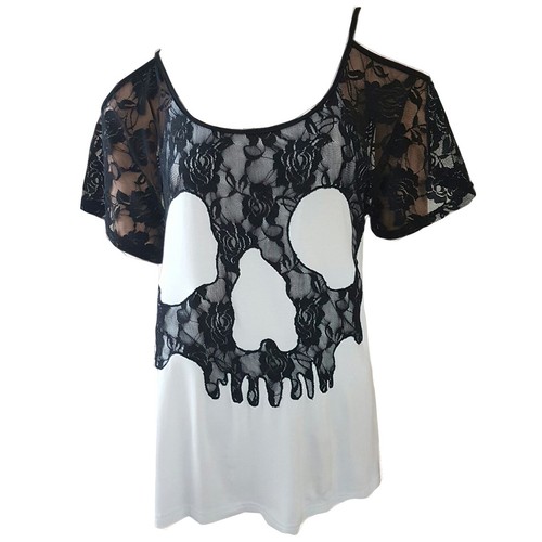 Banned gothic punk shirt - gothic, t-shirt