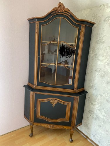 Chippendale eckvitrine unikat - chippendale,