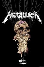 Metallica flagge fahne one - fahne,