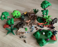 Playmobil Set Tiere des Waldes Hirsche Bär Füchse Waschbären Dachse Förster