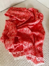 Joop! Schal rot / weiß NEU 