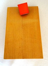 Handgemachtes Notiz.Klemmbrett aus Holz 13 x 20 cm