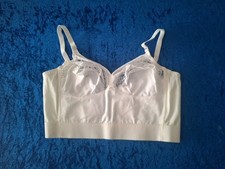 Bustier Damen Vintage Weiß Nachlass Gr. 100 Cup B Triumph Mieder 