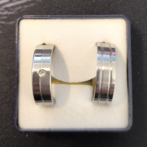Edelstahl bandringe - 2x,