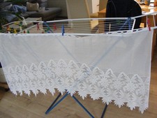 1 x Bistrogardinen Fertiggardinen  H.: 75/60   B.:1,50   gebogen