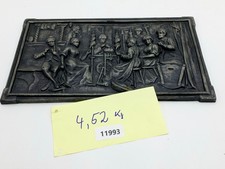 Gussrelief Spinnstube alt