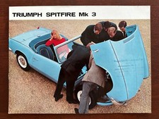 Prospekt / brochure BL British Leyland Triumph Spitfire Mk 3 MY 1968