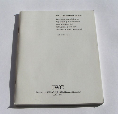 Iwc gst chrono - gst, automatic