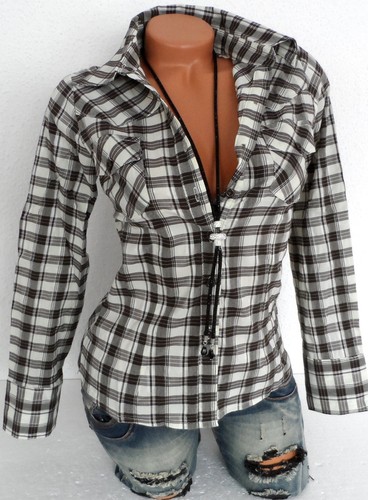 Karobluse shirt karohemd bluse - karohemd,