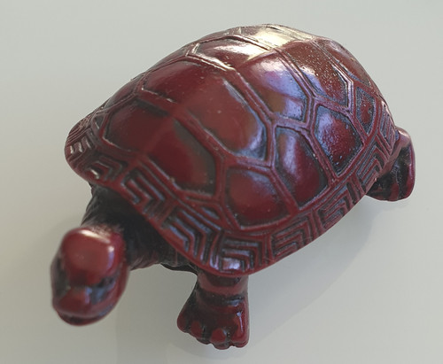 Schildkröte figur rot 6x4 - rot, cm