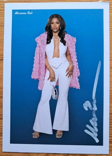 Mariama bah orig autogramm - mariama,