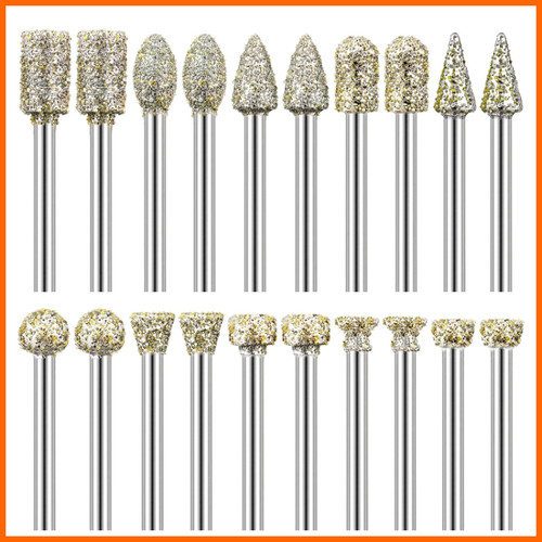 Diamant fräser set - fräser, 20