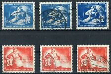 3 x DDR Nr. 273 - 274 verschiedene Farben !!! gestempelt Bergbau 1950 used