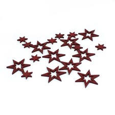 18 Holz Sterne Holzdeko