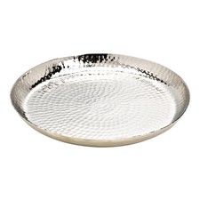 Teller silber Metallteller