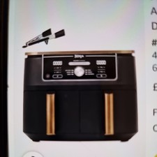 Ninja Foodi Max Dual Zone Digitale Luftfritteuse, 9,5 Liter Schwarz AF400UKCP Brandneu